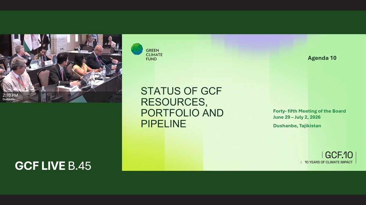 Forty-fifth meeting of the GCF Board (B.45) | Green Climate Fund