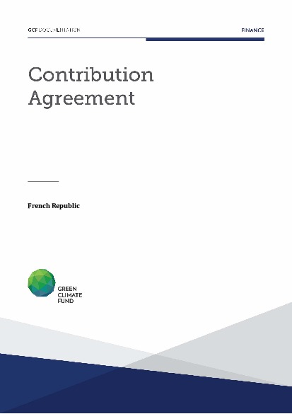 Document cover for Contribution Agreement with France (IRM)