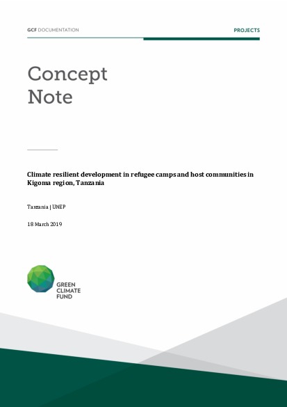 Download Climate resilient development in refugee camps and host communities in Kigoma region, Tanzania Document cover for Climate resilient development in refugee camps and host communities in Kigoma region, Tanzania