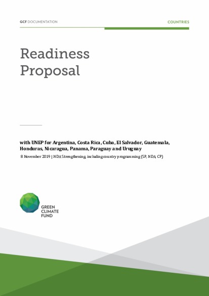 Download NDA strengthening support for Argentina, Costa Rica, Cuba, El Salvador, Guatemala, Honduras, Nicaragua, Panama, Paraguay and Uruguay through UNEP Document cover for NDA strengthening support for Argentina, Costa Rica, Cuba, El Salvador, Guatemala, Honduras, Nicaragua, Panama, Paraguay and Uruguay through UNEP