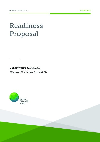 Document cover for Strategic frameworks support for Colombia through Findeter