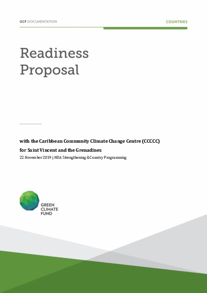 Download NDA strengthening and country programming support for Saint Vincent and the Grenadines through CCCCC Document cover for NDA strengthening and country programming support for Saint Vincent and the Grenadines through CCCCC