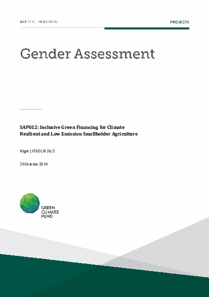 Download Gender assessment for SAP012: Inclusive Green Financing for Climate Resilient and Low Emission Smallholder Agriculture Document cover for Gender assessment for SAP012: Inclusive Green Financing for Climate Resilient and Low Emission Smallholder Agriculture