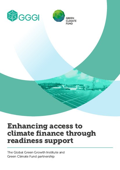 Document cover for Enhancing access to climate finance through readiness support