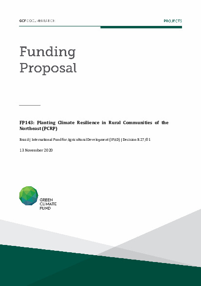Document cover for Planting Climate Resilience in Rural Communities of the Northeast (PCRP)