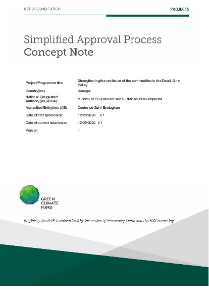 Download Strengthening the resilience of the communities in the Dead Sine Valley Document cover for Strengthening the resilience of the communities in the Dead Sine Valley
