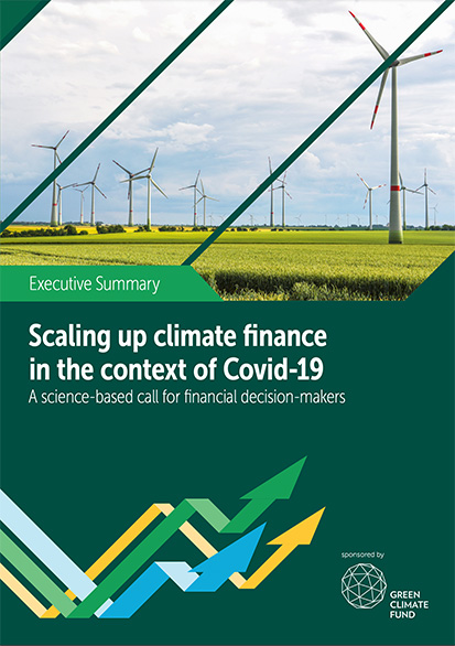 Document cover for Scaling up climate finance in the context of Covid-19: Executive summary