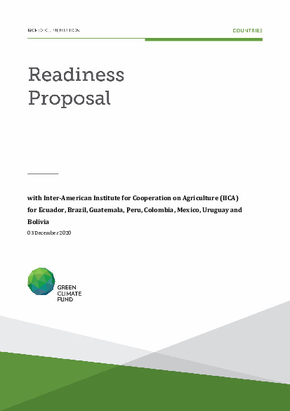 Document cover for Post COVID-19 Green Recovery for Food, Health, and Water Security strengthened by financial and technological innovations in Latin-American countries