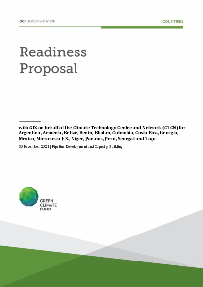 Document cover for Strengthening the capacity of Direct Access Entities through the Community of Practice for Direct Access Entities (CPDAE) to access climate finance and implement adaptation and mitigation programs and projects