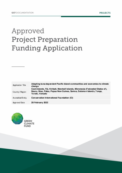 Download Adapting tuna-dependent Pacific Island communities and economies to climate change Document cover for Adapting tuna-dependent Pacific Island communities and economies to climate change