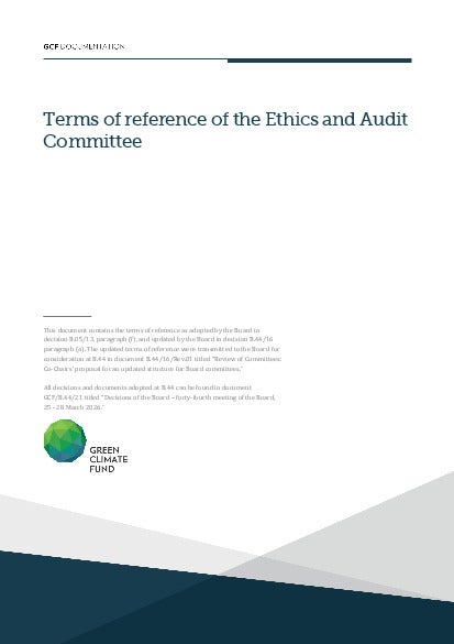 Download Terms of reference of the Performance Oversight Committee Document cover for Terms of reference of the Performance Oversight Committee