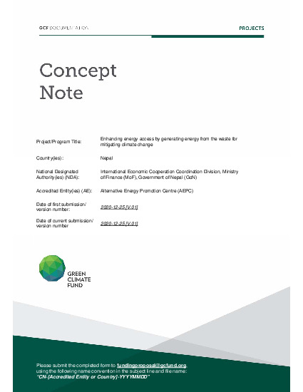 Download Enhancing energy access by generating energy from the waste for mitigating climate change Document cover for Enhancing energy access by generating energy from the waste for mitigating climate change