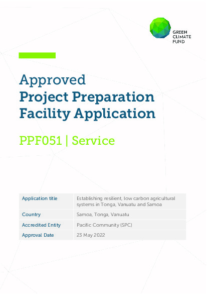 Download Establishing resilient, low carbon agricultural systems in Tonga, Vanuatu and Samoa Document cover for Establishing resilient, low carbon agricultural systems in Tonga, Vanuatu and Samoa