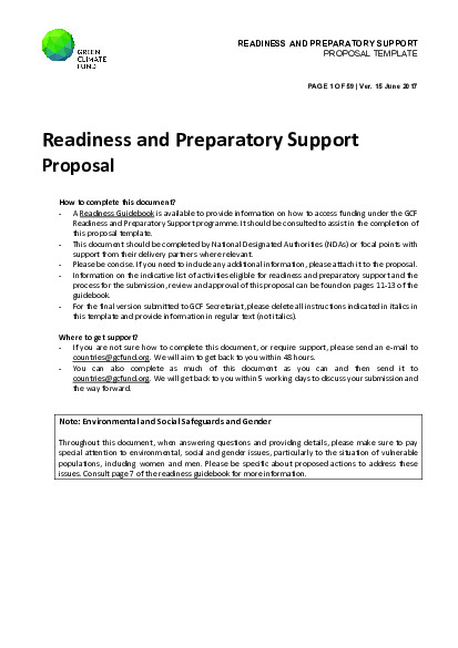 Document cover for Enhance Capacity of Myanmar to Advance the Process of Formulation and Implementation of National Adaptation Plan