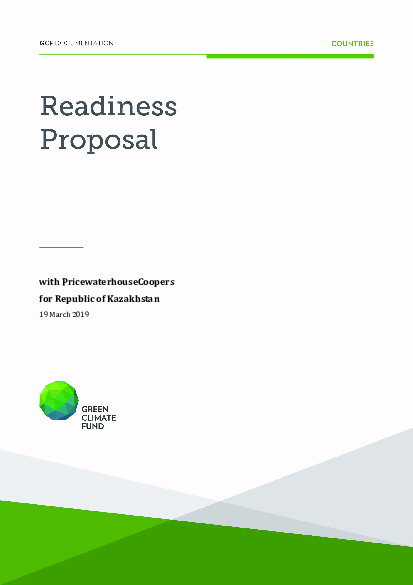 Document cover for Support for accreditation gap assessment and action plan to the Agrarian Credit Corporation JSC (ACC)