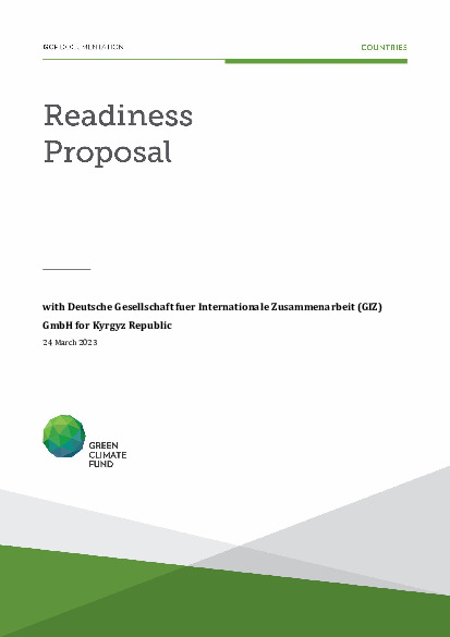 Document cover for Strengthening Kyrgyzstan's capacity to manage the climate finance process and prepare quality projects