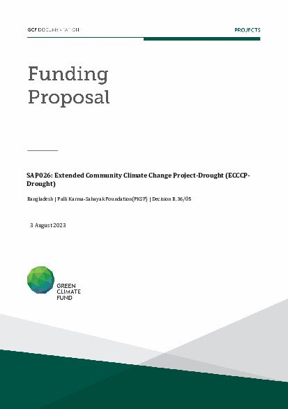 Document cover for Extended Community Climate Change Project-Drought (ECCCP- Drought)