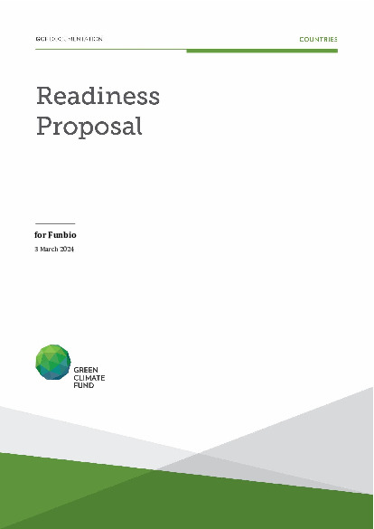 Document cover for Readiness Support for the Implementation of the IRMF for the Brazilian Biodiversity Fund (Funbio)