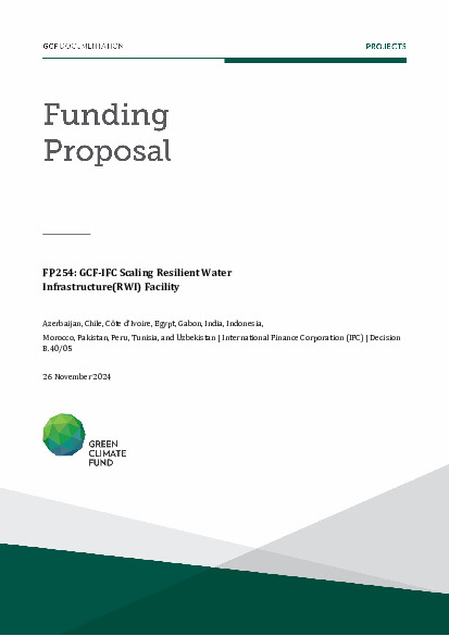 Document cover for GCF-IFC Scaling Resilient Water Infrastructure (RWI) Facility