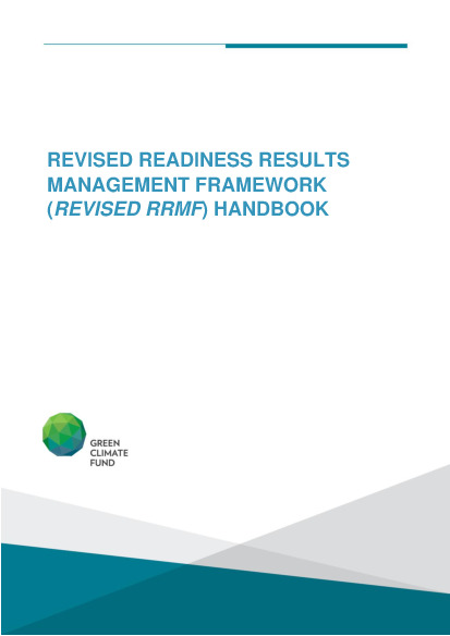 Document cover for Revised Readiness Results Management Framework (Revised RRMF)
