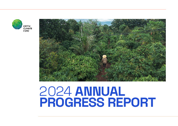 Document cover for Annual Progress Report 2024 