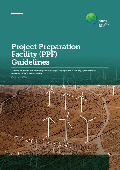 Document cover for Project Preparation Facility Guidelines