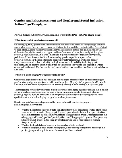 Project Action Plan Template from www.greenclimate.fund