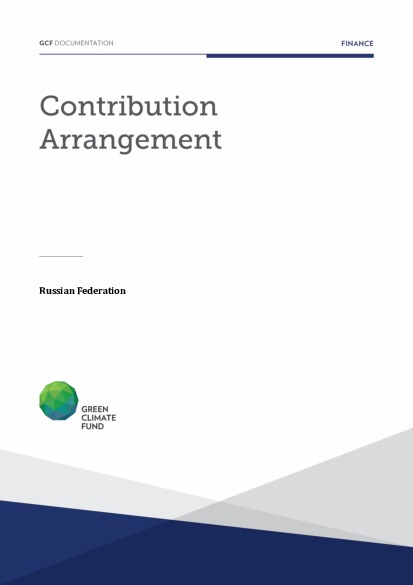 Document cover for Contribution Arrangement with the Russian Federation (IRM)