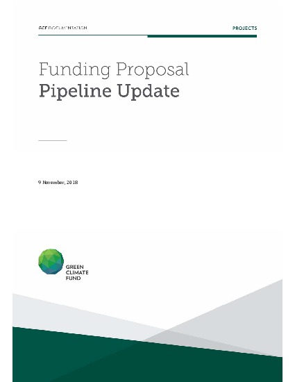 Document cover for Funding proposal pipeline update as of November 2018