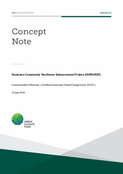 Document cover for Dominica Community Resilience Enhancement Project (DOMCREP)