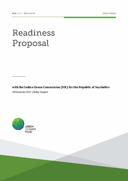 Document cover for Entity Support support for Seychelles through the Indian Ocean Commission