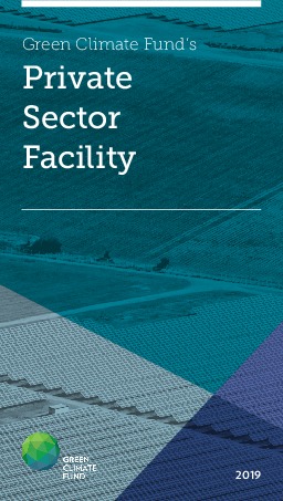Document cover for The Green Climate Fund’s Private Sector Facility