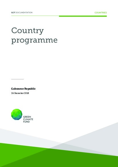 Document cover for Gabon Country Programme