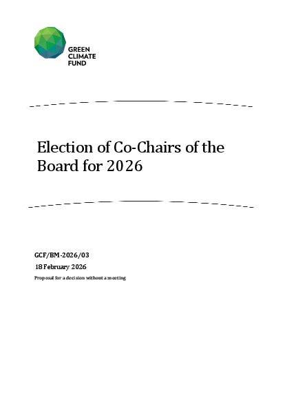 Document cover for Election of Co-Chairs of the Board for 2026