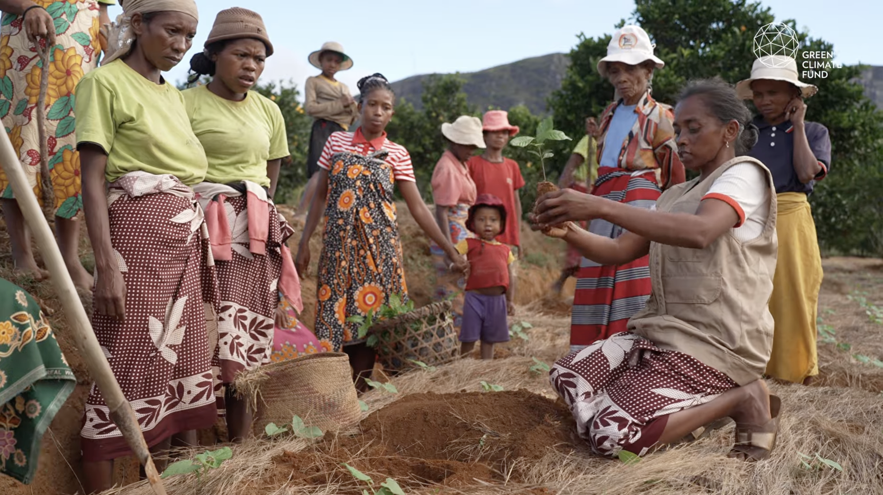 Women working at farm in Madagascar
