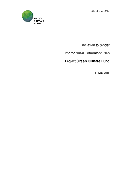 Download International Retirement Plan Project