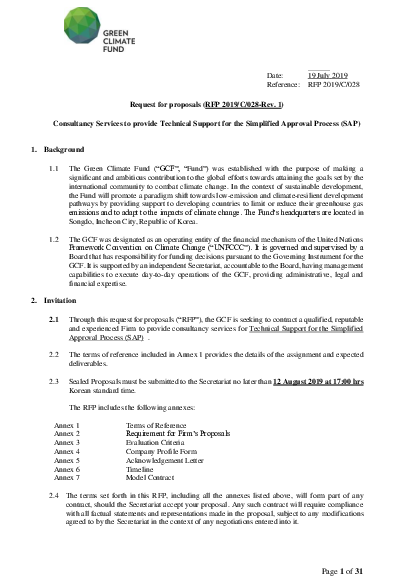 Download RFP 2019 C 028 - Technical Support for the Simplified Approval Process-Rev.1