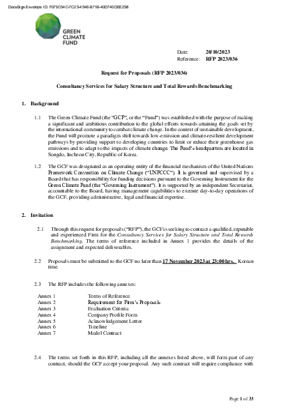 Download Consultancy Services for Salary Structure and Total Rewards Benchmarking