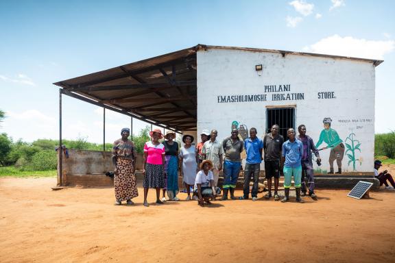 Masholomoshe Irrigation Management Committee, Gwanda Matebeleland South, 2023. Photo: UNDP/Anesu Freddy