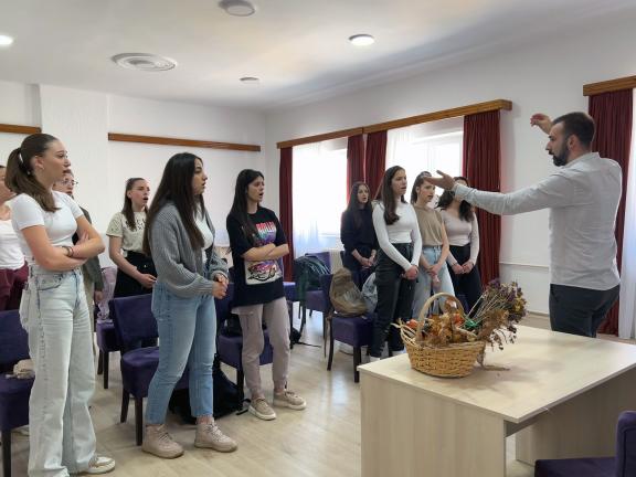 The choir using one of the rooms on the ground floor of the Cultural Centre to practice. Photo/GCF Angeli Mendoza