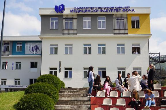 Near the Cultural Centre, the Faculty of Medicine of the University of East Sarajevo in Foča also got retrofitted through the project. Photo/GCF Angeli Mendoza