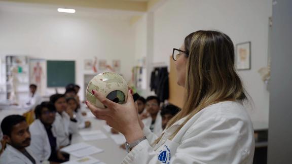 The school has also been vital to keeping the town of Foča alive, attracting both foreign and local students to study medicine. Photo/GCF Christopher Rompre