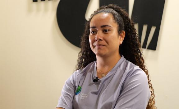 Tessa Vaetoru speaks about Cyclone Martin, which passed directly over Manihiki in 1997, one of the most powerful and devastating storms experienced by residents on the island.