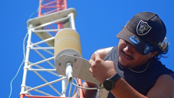 An automated weather station (AWS) collects meteorological data automatically, measuring parameters like temperature and wind speed. It provides real-time data for agriculture, aviation, and climate monitoring, enhancing accuracy and efficiency in weather forecasting.