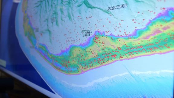 The project also supports the production of high-level national-scale coastal inundation hazard maps for the Cook Islands, identifying where there are the greatest risks from sea level rise including inundation and salination of land and fresh water sources.