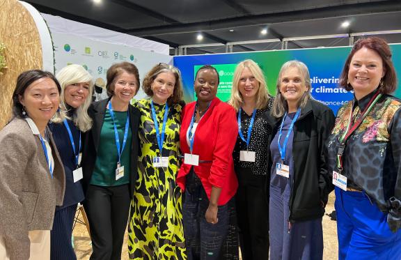From left to right: Jinhee Dieu, Eileen O'Connor, Bernadette Woods Placky, Elizabeth Kahurani, Catherine Ellis, Daniela Chiaretti, and Stephanie Speck. Photo: GCF / Brylle James Galang