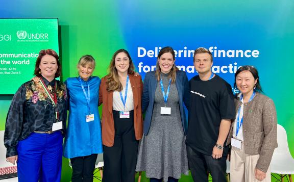 From left to right: Stephanie Speck, Jacqueline Novogratz, Natalia Alves Machado Netto, Claire Duthuit, Max Klymenko, Jinhee Dieu. Photo: GCF / Brylle James Galang