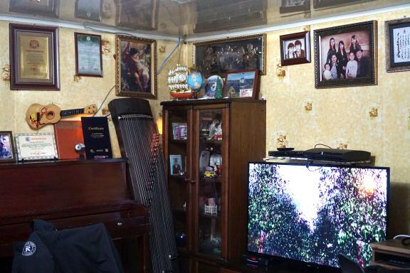 Their youngest son is a pianist and won a piano competition in the United States. Photo: GCF/Angeli Mendoza