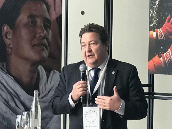 Neil McFarlane, GCF Adaptation Coordinator, highlighted some of GCF's engagement in this area during the Agora session of the One Planet Summit.