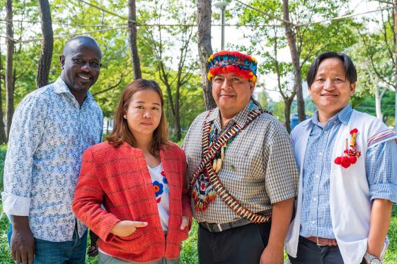 IPAG members who attended on-site were Kimaren Ole Riamit, Helen Biangalen-Magata, Juan Carlos Jintiach, and Tunga Bhadra Rai (IPAG-1 meeting Chair). Balkisou Buba and Viviana Figueroa joined virtually